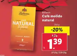 Lidl Café molido natural oferta