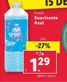 Lidl Suavizante Azul oferta