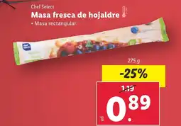 Lidl Masa fresca de hojaldre oferta