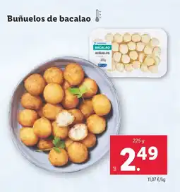 Lidl Buñuelos de bacalao oferta