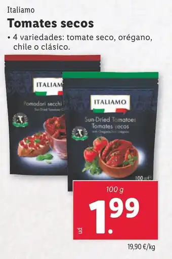 Lidl Tomates secos oferta