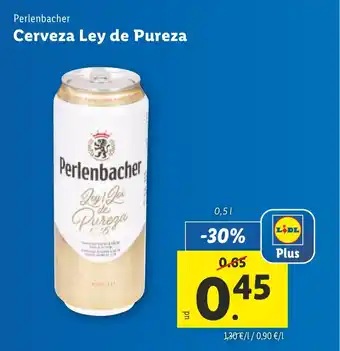 Lidl Cerveza Ley de Pureza oferta