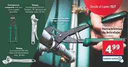 Lidl Herramientas de bricolaje oferta