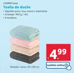 Lidl Toalla de ducha oferta