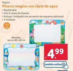 Lidl Pizarra mágica con lápiz de agua oferta