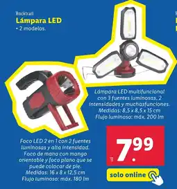 Lidl Lámpara LED oferta