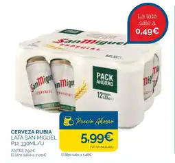 Cash Ecofamilia CERVEZA RUBIA oferta