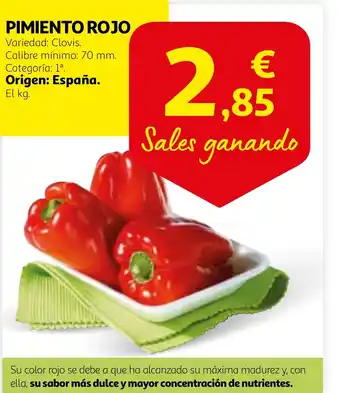 Alcampo PIMIENTO ROJO oferta
