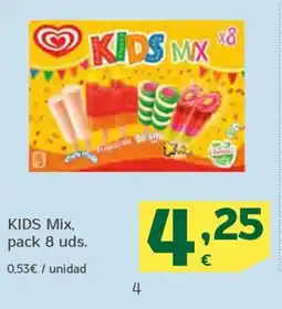 HiperDino KIDS Mix, pack 8 uds. oferta