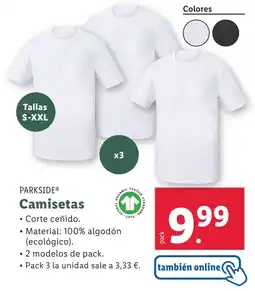 Lidl PARKSIDE® Camisetas oferta