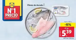 Lidl Filetes de dorada oferta