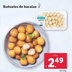 Lidl Buñuelos de bacalao oferta