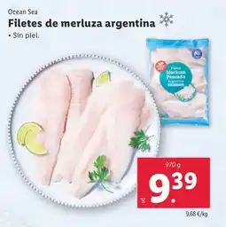 Lidl Filetes de merluza argentina oferta