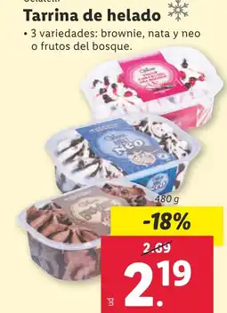 Lidl Tarrina de helado oferta