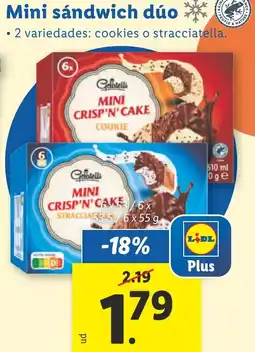 Lidl Gelatelli Mini sándwich dúo * oferta