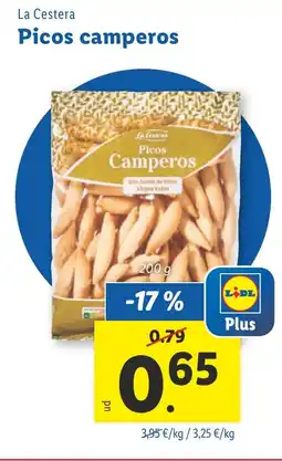 Lidl La Cestera Picos camperos oferta