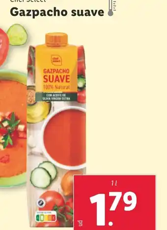 Lidl Chef Select Gazpacho suave oferta