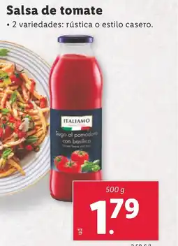 Lidl Italiamo Salsa de tomate oferta
