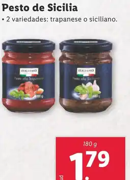Lidl Pesto de Sicilia oferta