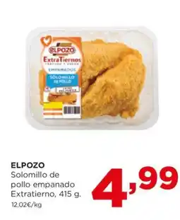 Alimerka ELPOZO Solomillo de pollo empanado Extratierno, 415 g. oferta