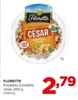 Alimerka FLORETTE Ensalada completa césar, 200 g. oferta