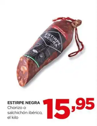 Alimerka ESTIRPE NEGRA Chorizo o salchichón ibérico, oferta