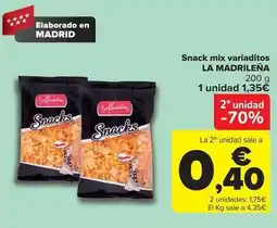 Carrefour La madrileña - snack mix variaditos oferta