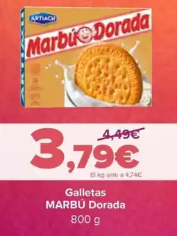 Carrefour Galletas MARBÚ Dorada oferta
