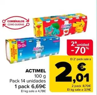 Carrefour ACTIMEL oferta