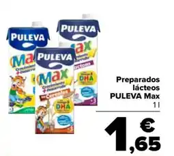 Carrefour Preparados lácteos PULEVA Max oferta