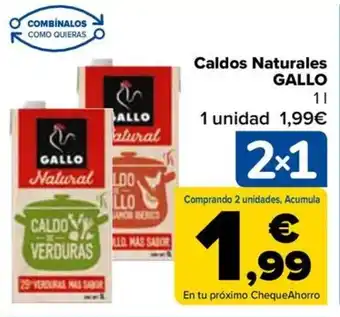 Carrefour Caldos Naturales GALLO oferta