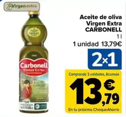 Carrefour Aceite de oliva Virgen Extra CARBONELL oferta