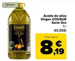 Carrefour Aceite de oliva Virgen COOSUR Serie Oro oferta
