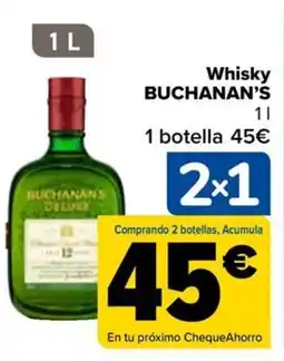 Carrefour Whisky BUCHANAN'S oferta