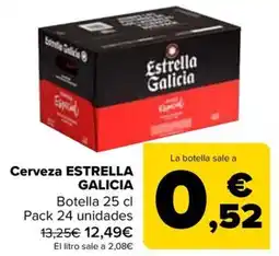 Carrefour Cerveza ESTRELLA GALICIA oferta