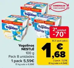 Carrefour Yogolinos NESTLÉ oferta