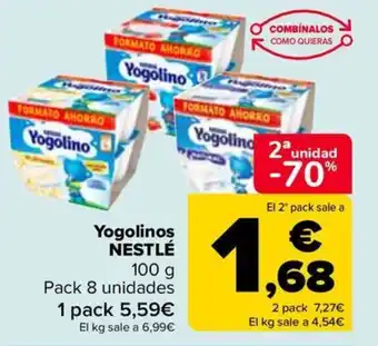 Carrefour Yogolinos NESTLÉ oferta