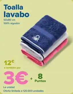 Carrefour Toalla lavabo oferta