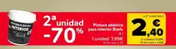 Carrefour Pintura plástica para interior Basic oferta