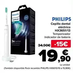Carrefour PHILIPS Cepillo dental eléctrico HX3651/13 oferta