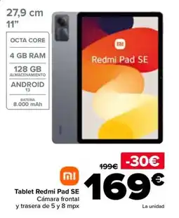 Carrefour Tablet Redmi Pad SE oferta