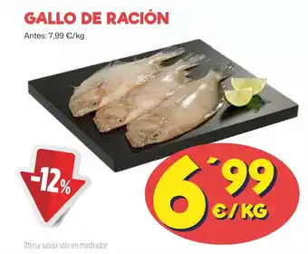 AhorraMas GALLO DE RACIÓN oferta