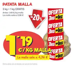 AhorraMas PATATA MALLA oferta