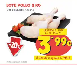 AhorraMas LOTE POLLO 2 KG oferta