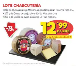 AhorraMas LOTE CHARCUTERIA oferta