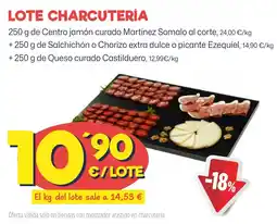 AhorraMas LOTE CHARCUTERIA oferta
