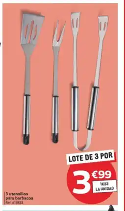 GiFi 3 utensilios para barbacoa oferta