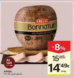 Caprabo ARGAL Pit de gall dindi oferta
