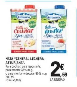 E.Leclerc NATA "CENTRAL LECHERA ASTURIANA". oferta