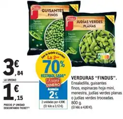 E.Leclerc VERDURAS "FINDUS". oferta